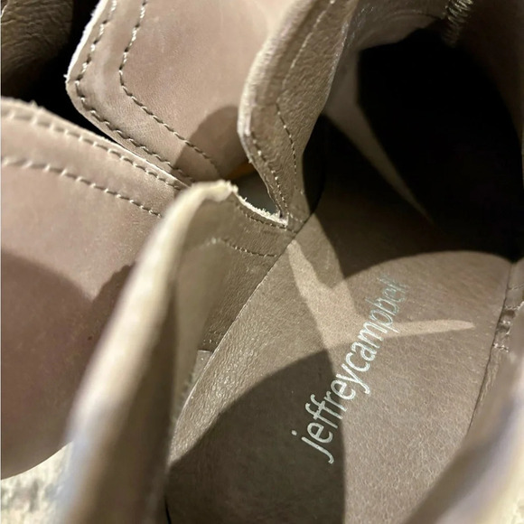 Jeffrey Campbell Rosalee Booties in Ivory Leather Size 6 - Picture 6 of 7